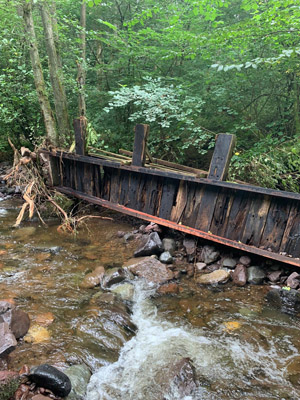 Second Bridge washed away